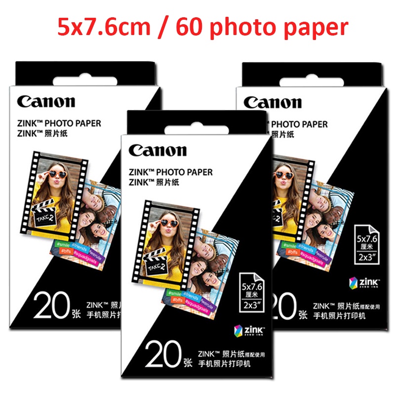 20/40 Sheets 2x3 inch(5x7.6 cm) ZP 2030 selfadhesive Photo Paper 5 x 7.6 cm Suitable for