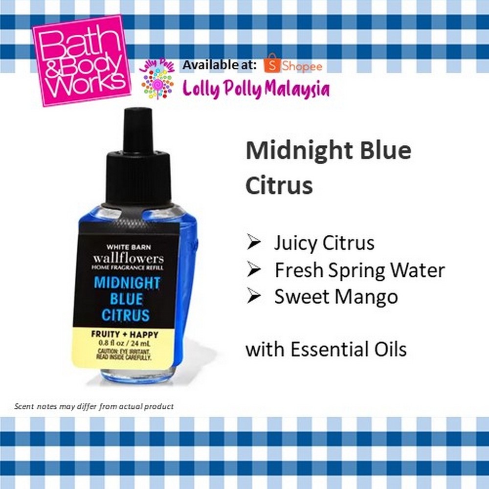 🔥In Stock🔥 💯 Authentic Bath And Body Works Midnight Blue Citrus