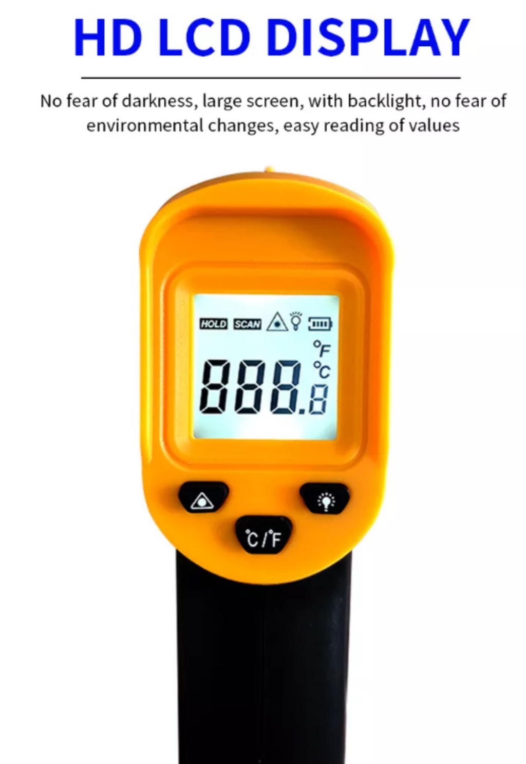 Laser Temperature Meter Infrared thermometer Industry Infrared Food