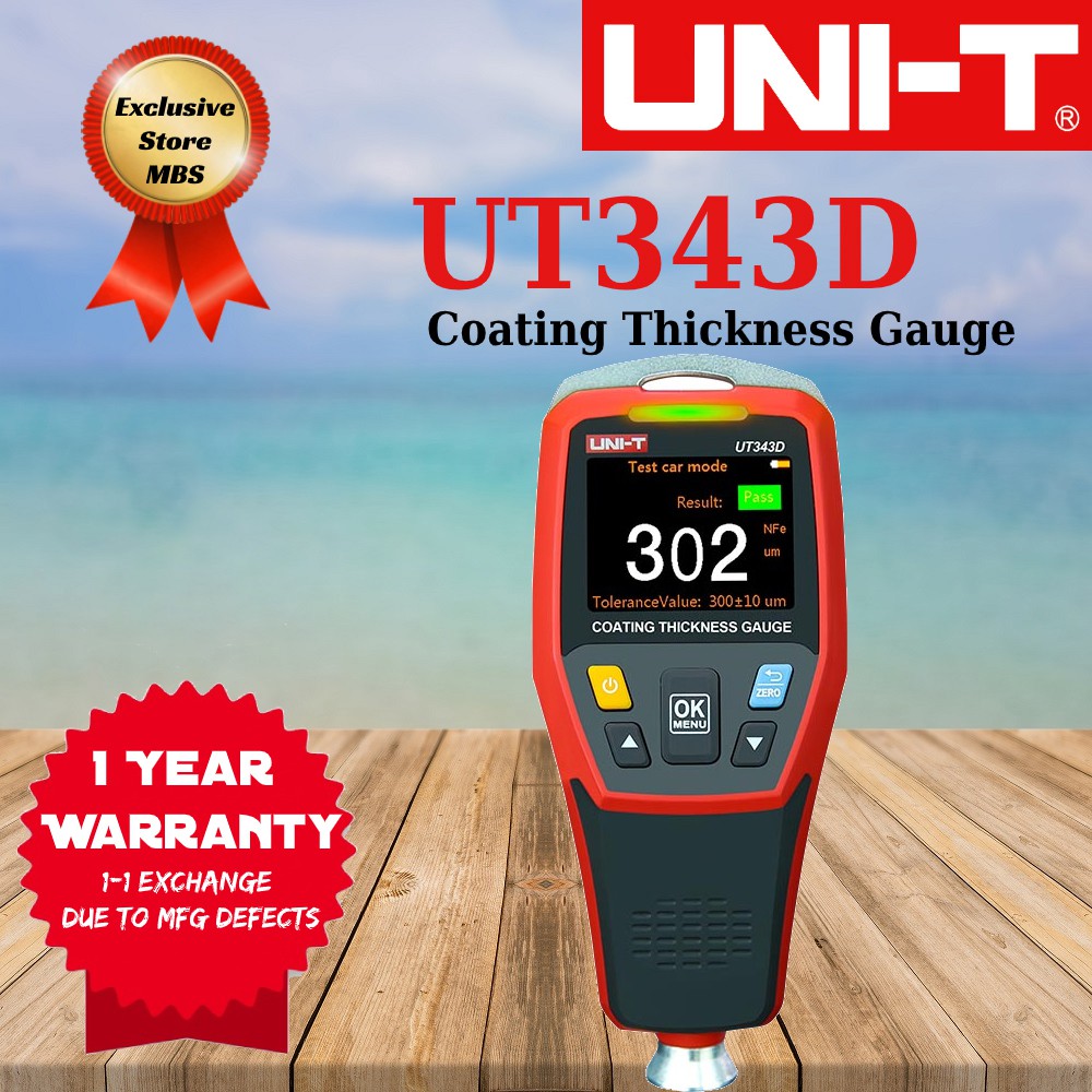UNIT UT343D Coating Thickness Gauge Shopee Malaysia