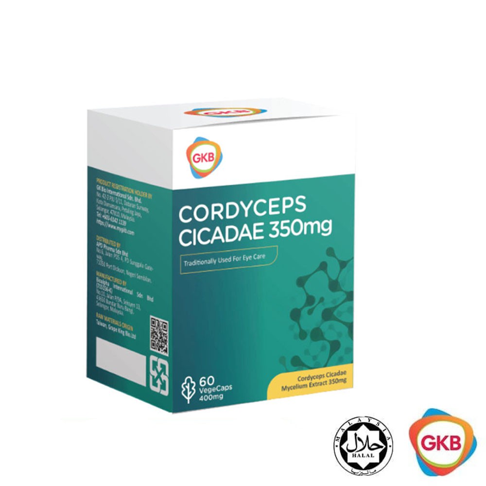 GKB Cordyceps Cicadae Prevent Cataract Dry Eye Antioxidant Eye Health