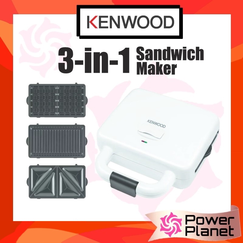 Kenwood Sandwich Maker 3 in 1 SMP84 / Waffle Maker / Grill (multisnaker