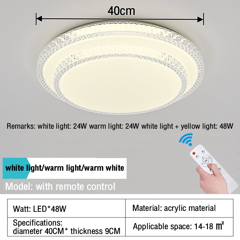 Ceiling light Highbrightness LED living room ceiling light White light