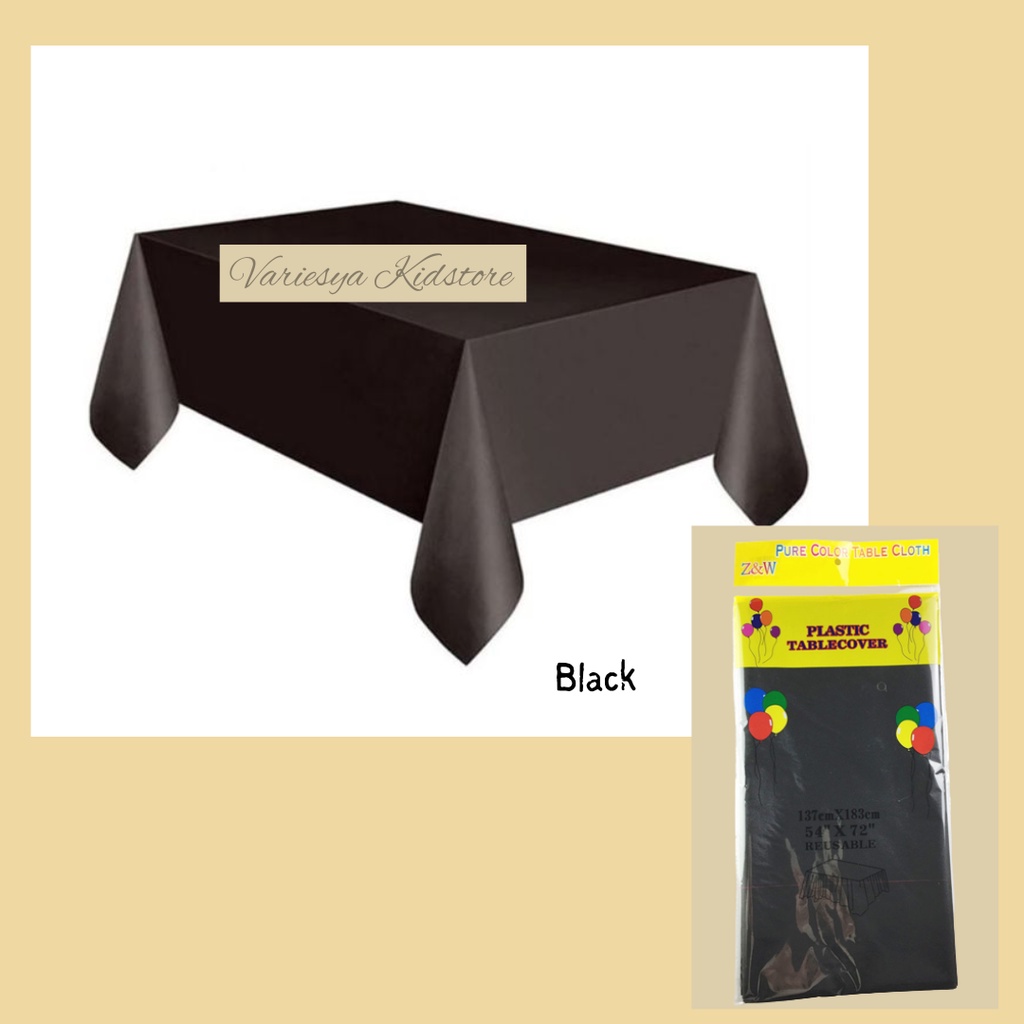 Plastics Table Cloth Cover Picnic Tableware Birthday Party Waterproof