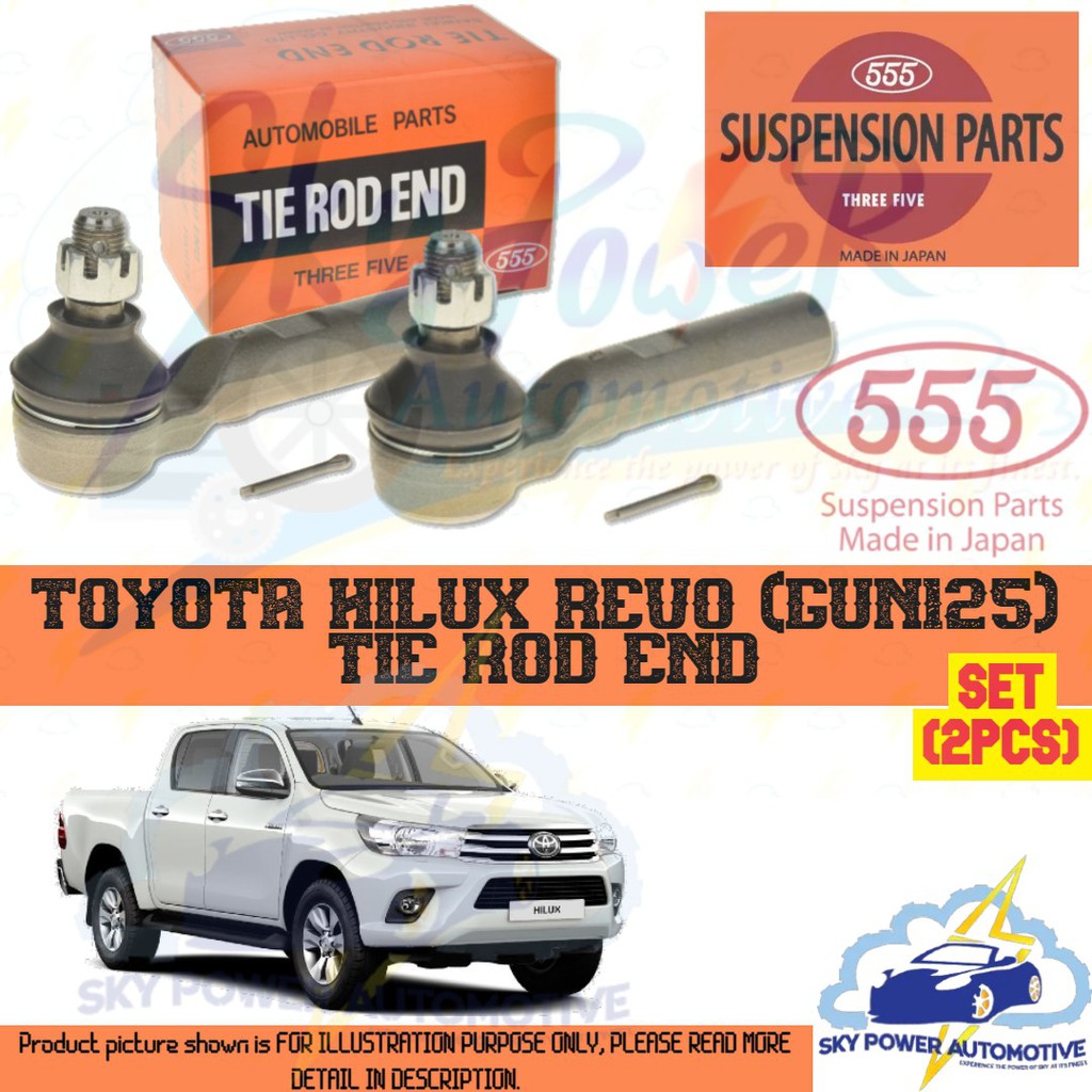 TOYOTA HILUX REVO (GUN125) 555 JAPAN BRAND STEERING TIE ROD END (SET