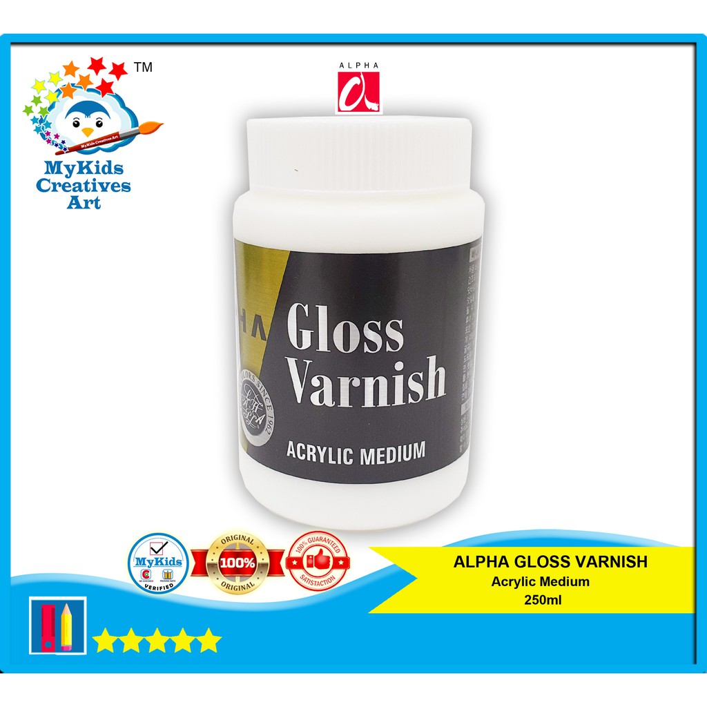ACRYLIC MEDIUM GLOSS VARNISH (ALPHA, KOREA) Shopee Malaysia