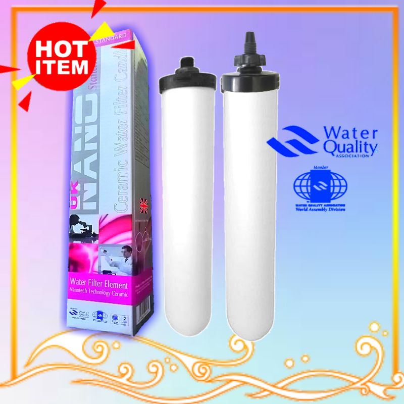 10" Standard Ceramic Water Filter Candle 0.9 micron Shopee Malaysia
