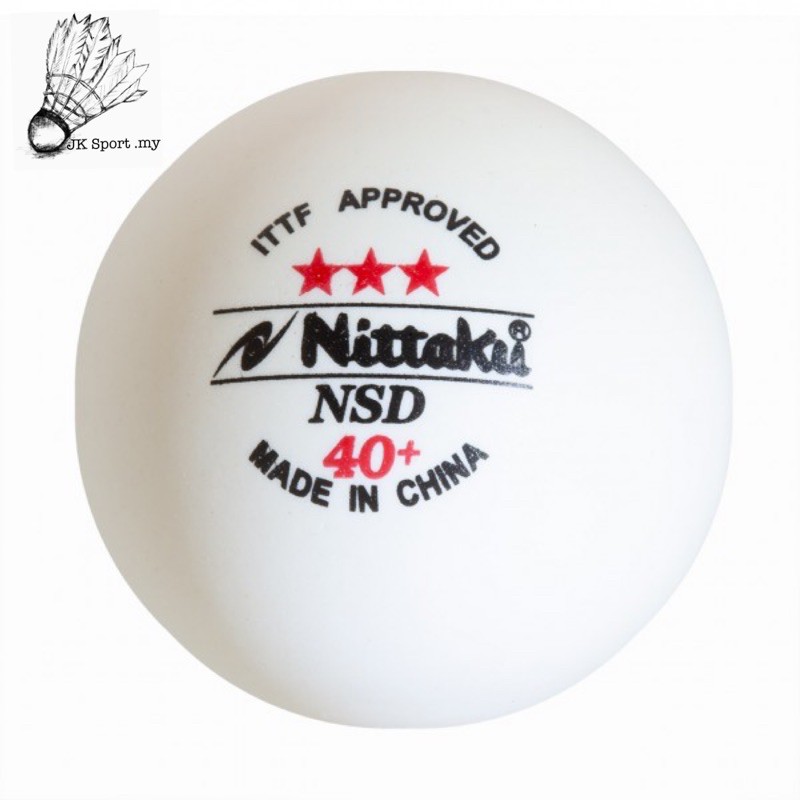 NITTAKU TABLE TENNIS NSD 40+ BALL ( 3pcs ) Shopee Malaysia