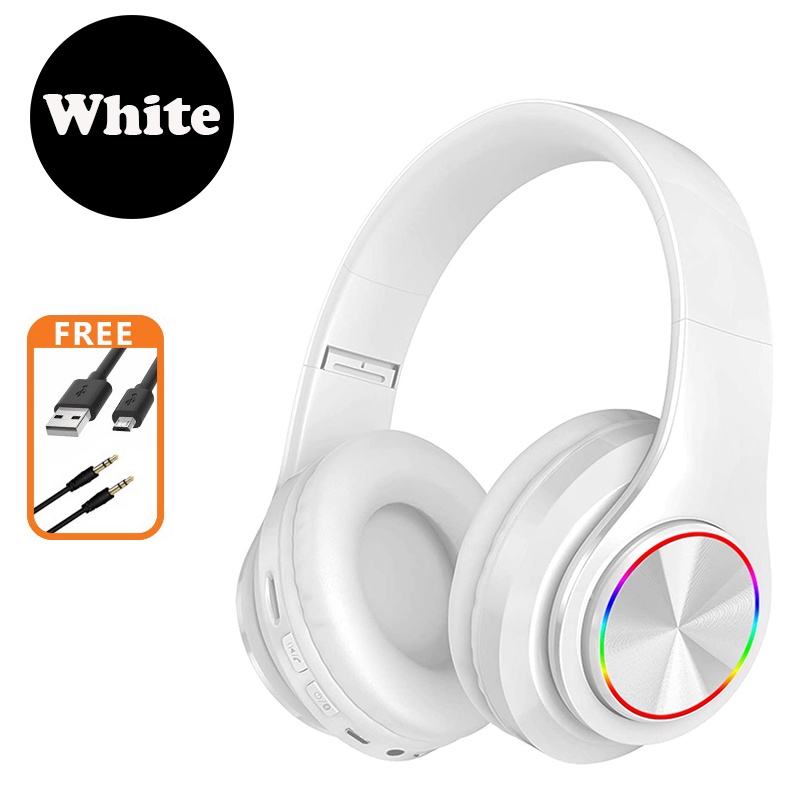 B39 headphones,bluetooth 5.0 version,various LED light, wireless