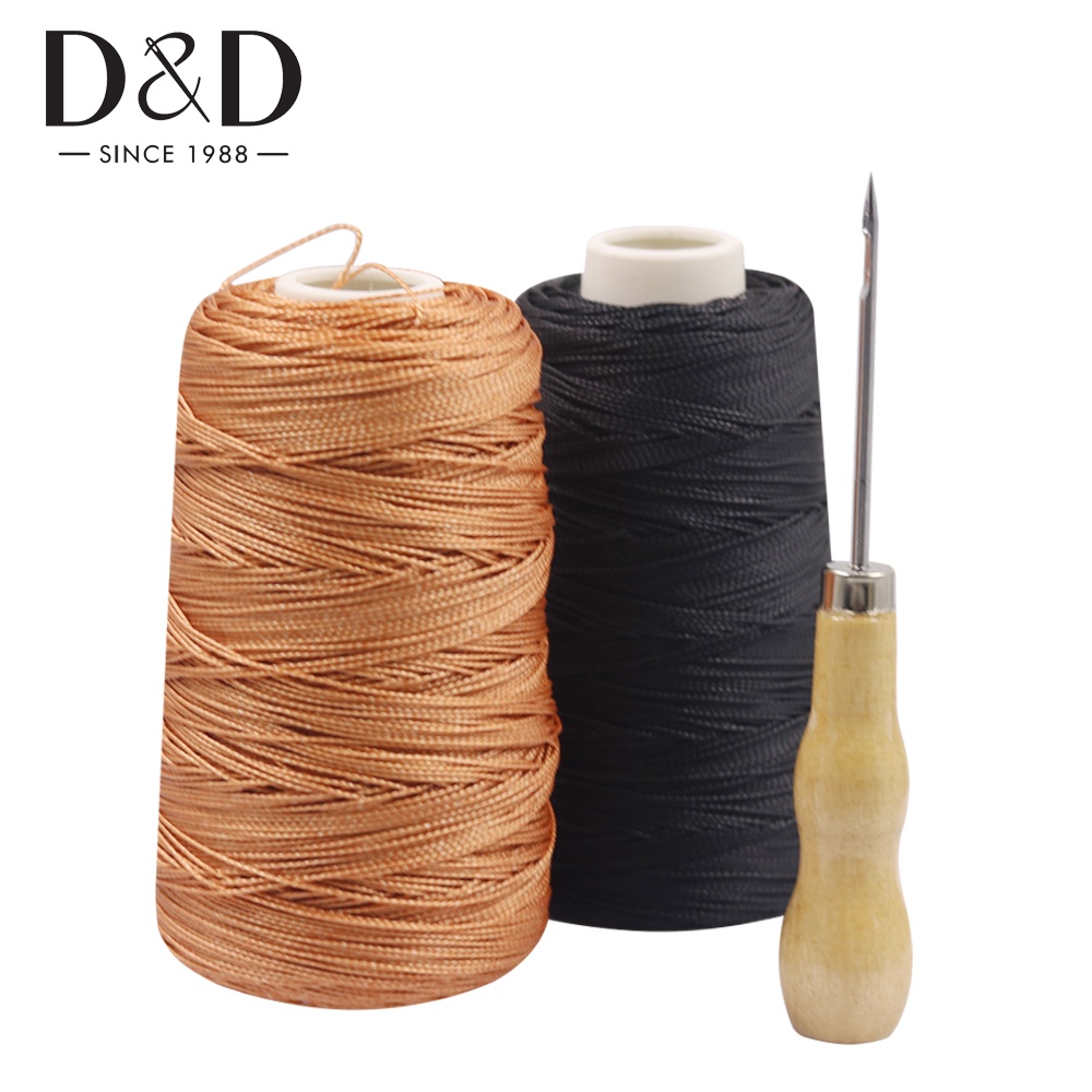 300M Nylon Sewing Thread Leather Sewing Waxed Thread & Wooden Handle