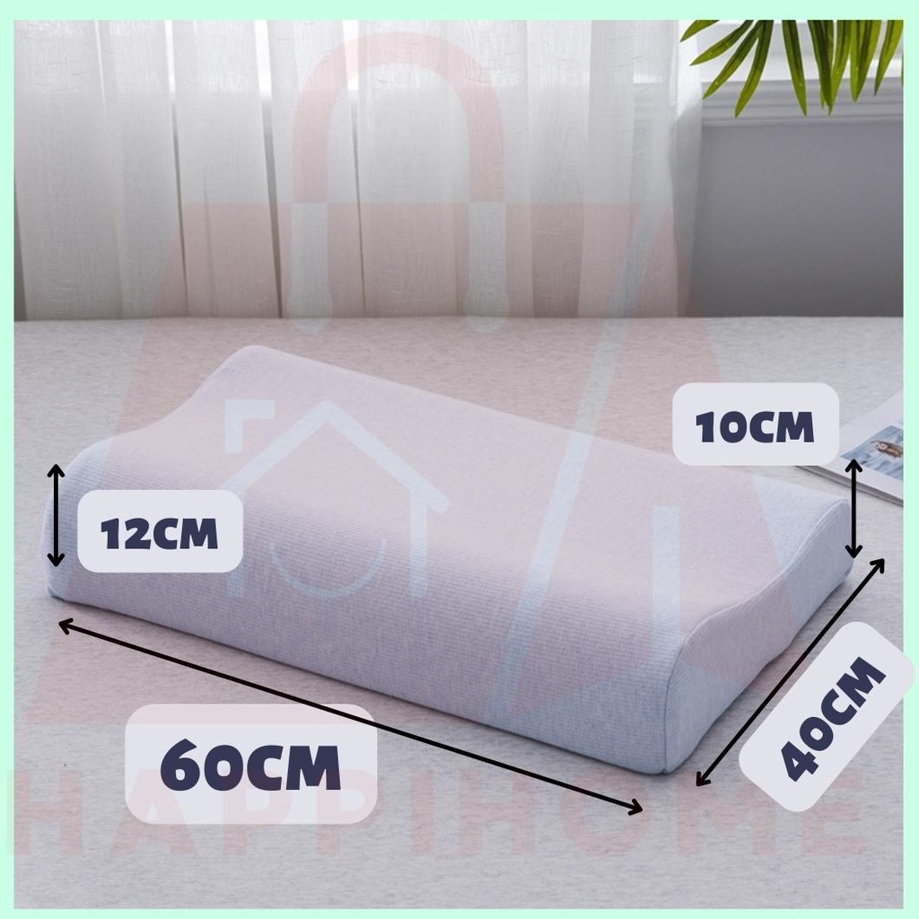 Cotton Contour Memory Foam Pillow Case Latex Pillow Cover Zipper Single Bedding Bamboo Kaim