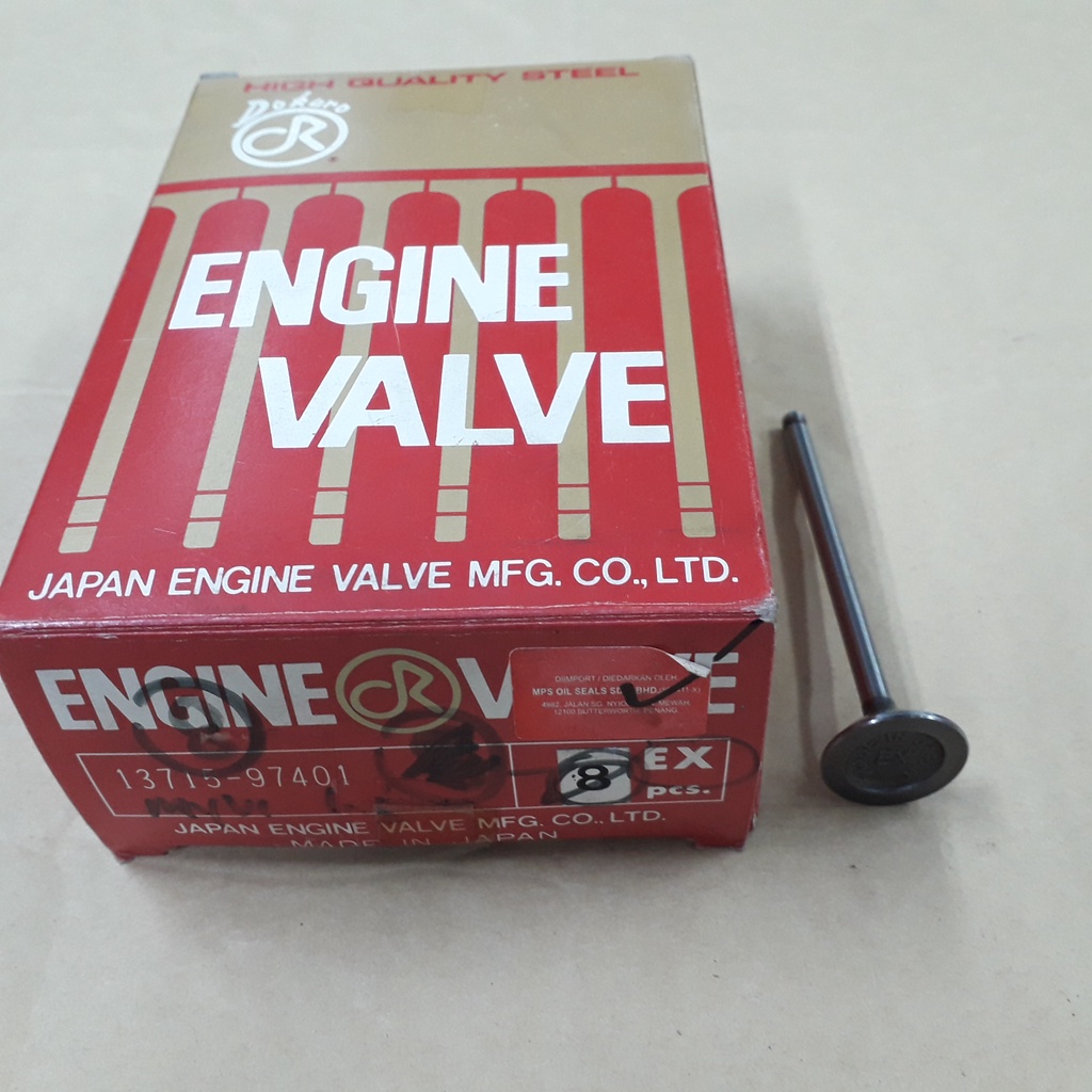 (1PCS DOKURO 1371597401) ENGINE VALVE (EXHAUST) FOR PERODUA MYVI 1.3