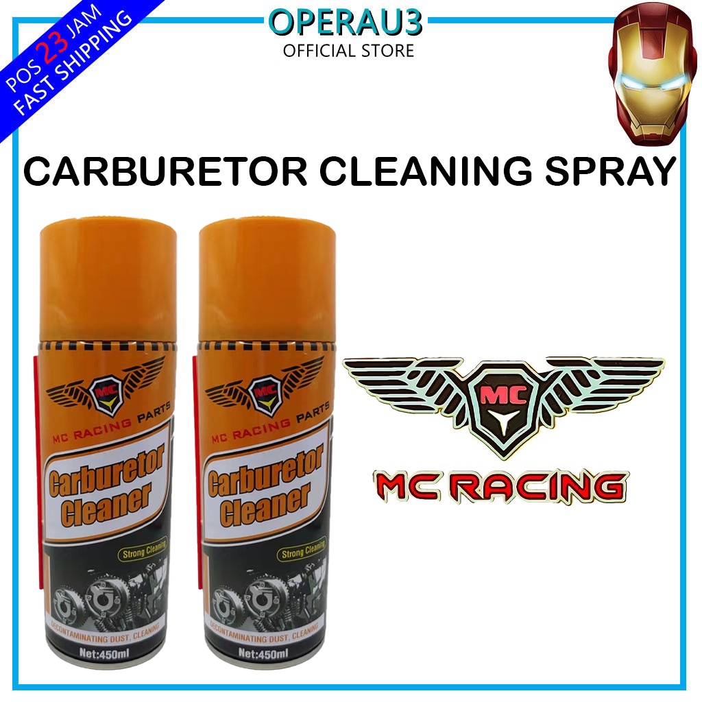 CARBURETOR CLEANER CLEANING SPRAY AGENT 450ML FOR MOTORCYCLE OR CAR USE