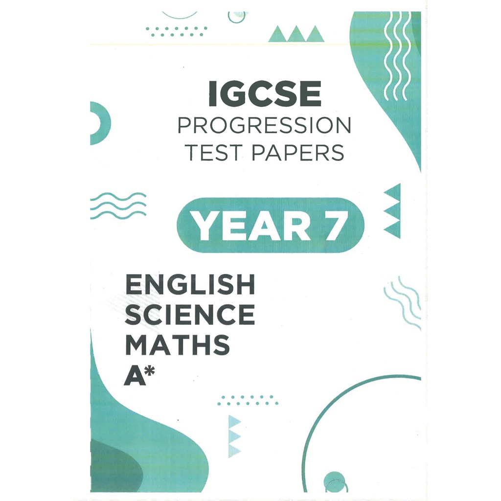 Cambridge IGCSE Secondary Progression Test Papers Year 7 / Year 8