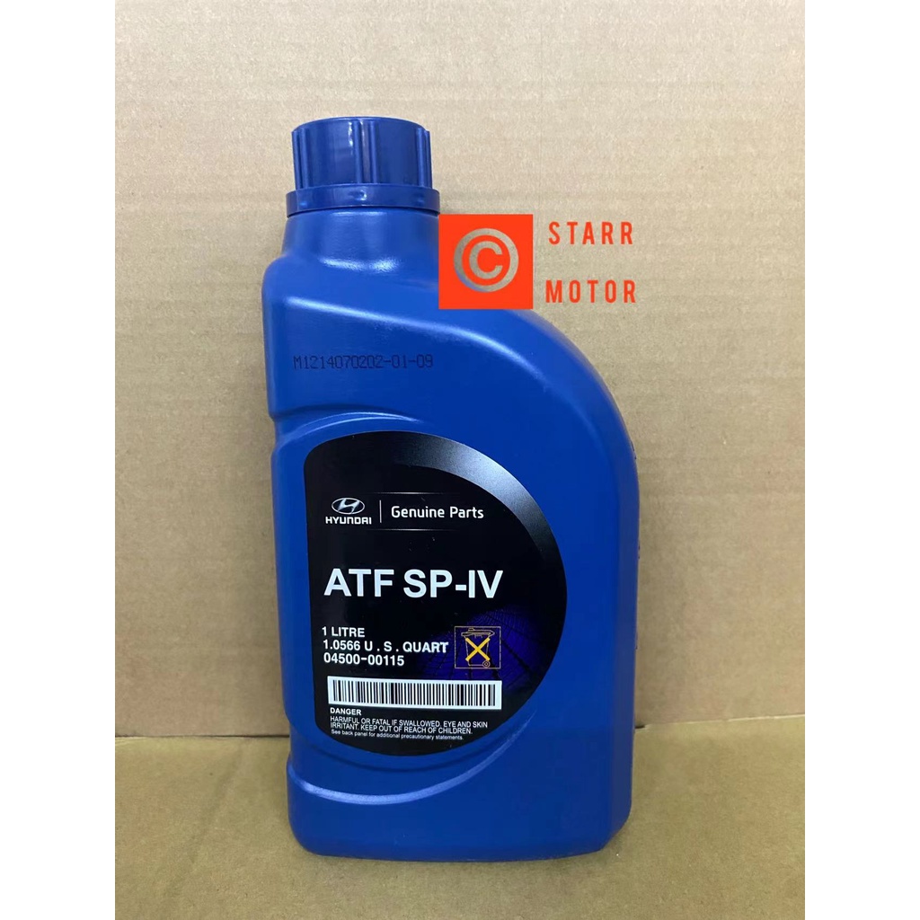 Hyundai/ Kia ATF SPIV SP4 Auto Transmission Fluid (1L) Shopee Malaysia