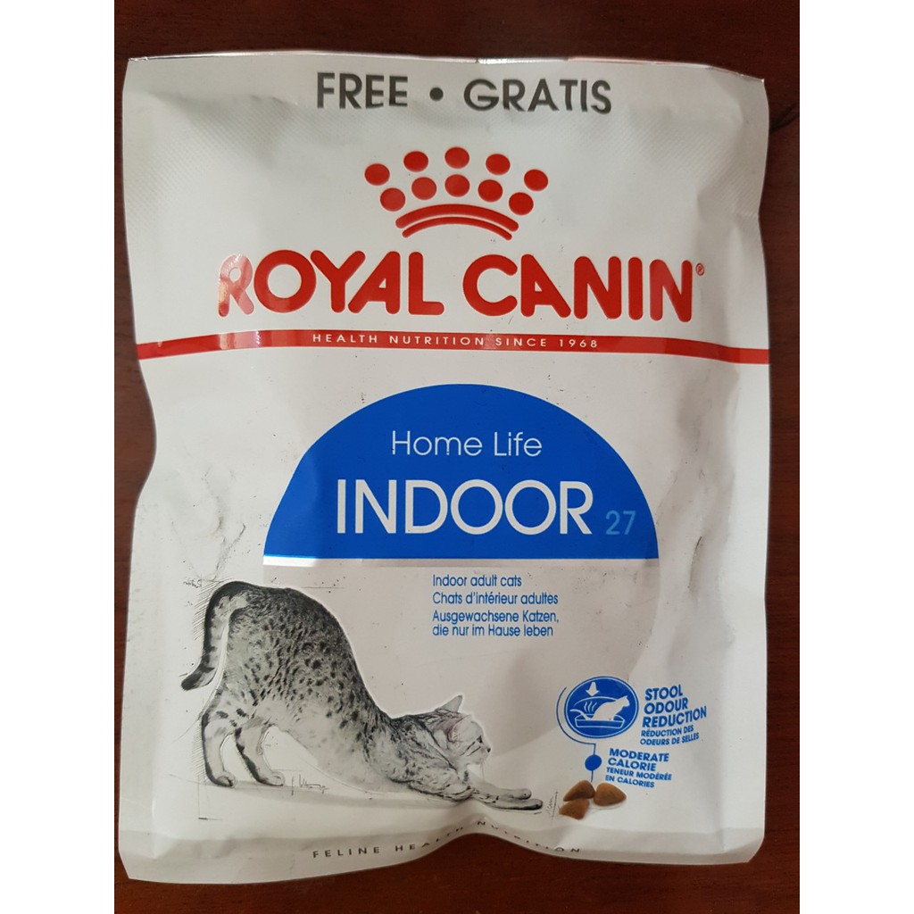 Royal Canin Indoor Cat Food 50g Pack Shopee Malaysia