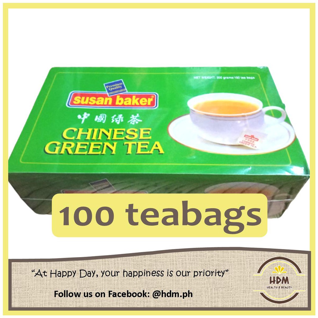 Susan Baker Green Tea / 100 Tea Bags (200g) Shopee Malaysia
