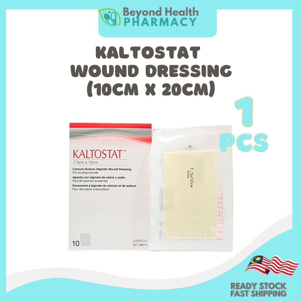 KALTOSTAT CALCIUMSODIUM ALGINATE WOUND DRESSING 10CM X 20CM (1 PCS