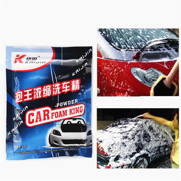 Car Foam King Car Wash Shampoo Powder 50g Serbuk Basuh Kereta Shopee