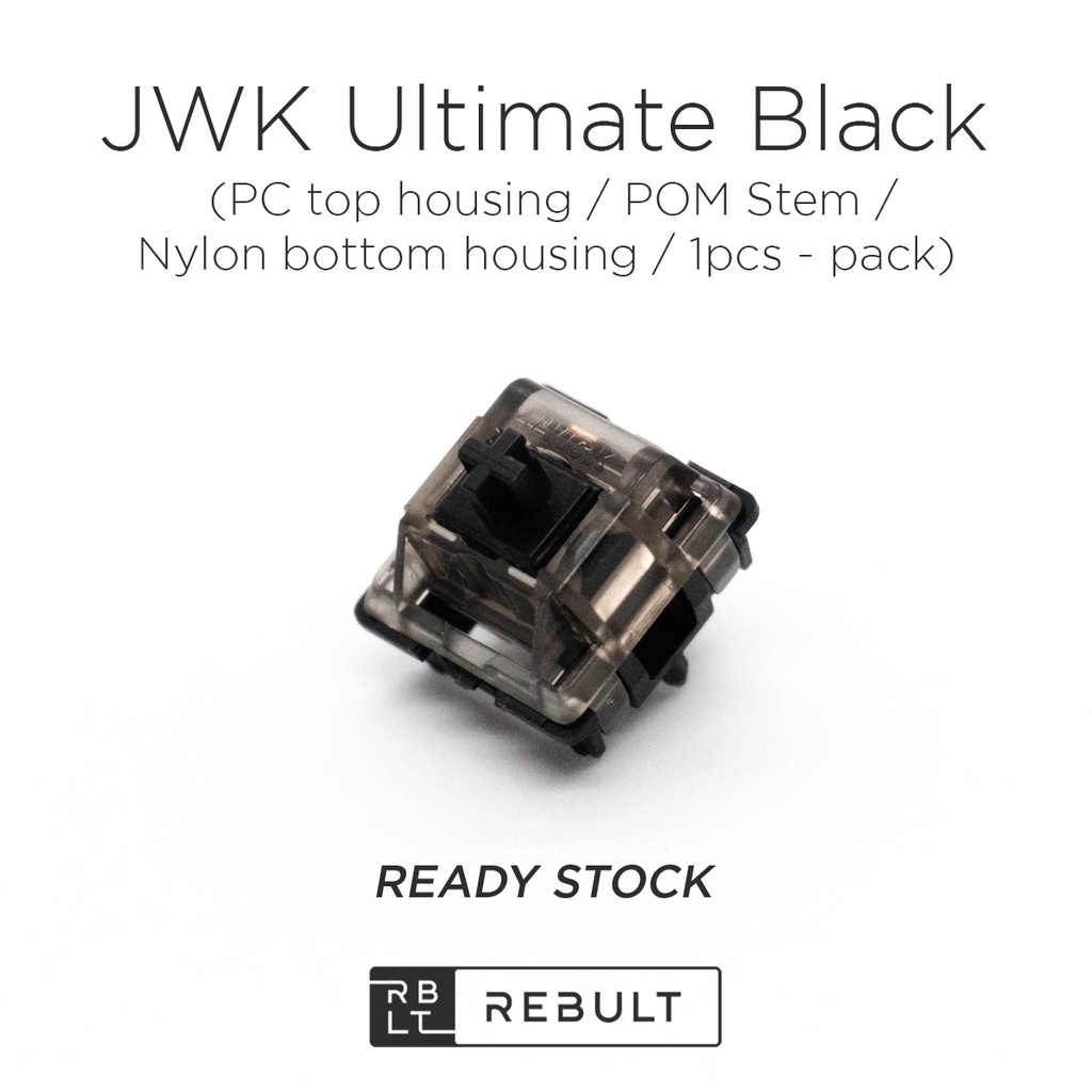 JWK Ultimate Black (1 Switch) Mechanical Switch for Mechanical