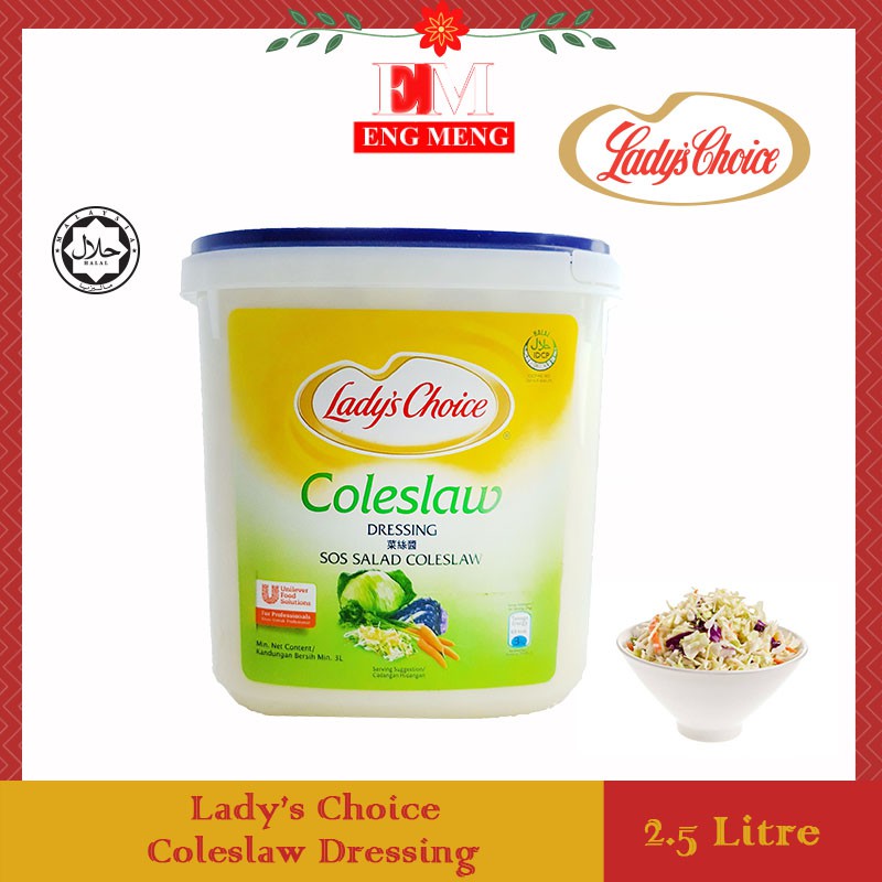 Lady's Choice Coleslaw Dressing 3L Shopee Malaysia