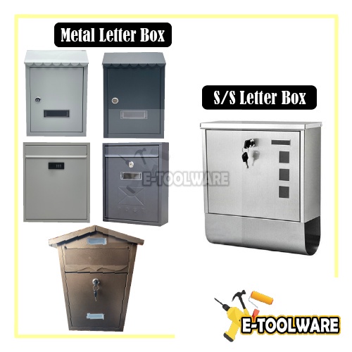 Metal Letter Box / S/S Letter Box Post Box Outside Mailbox External