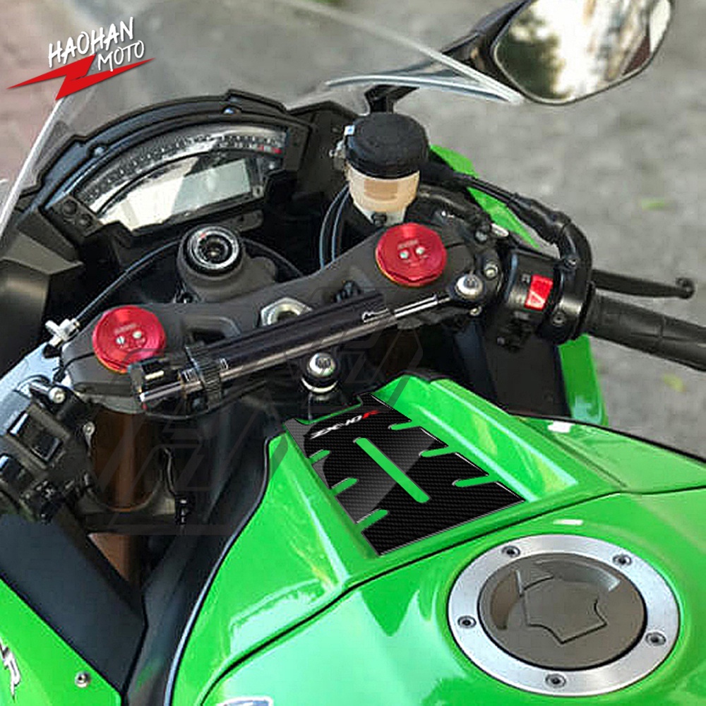 For Kawasaki ZX10R ZX10R ZX 10R 20112017 3D Carbonlook Front Gas