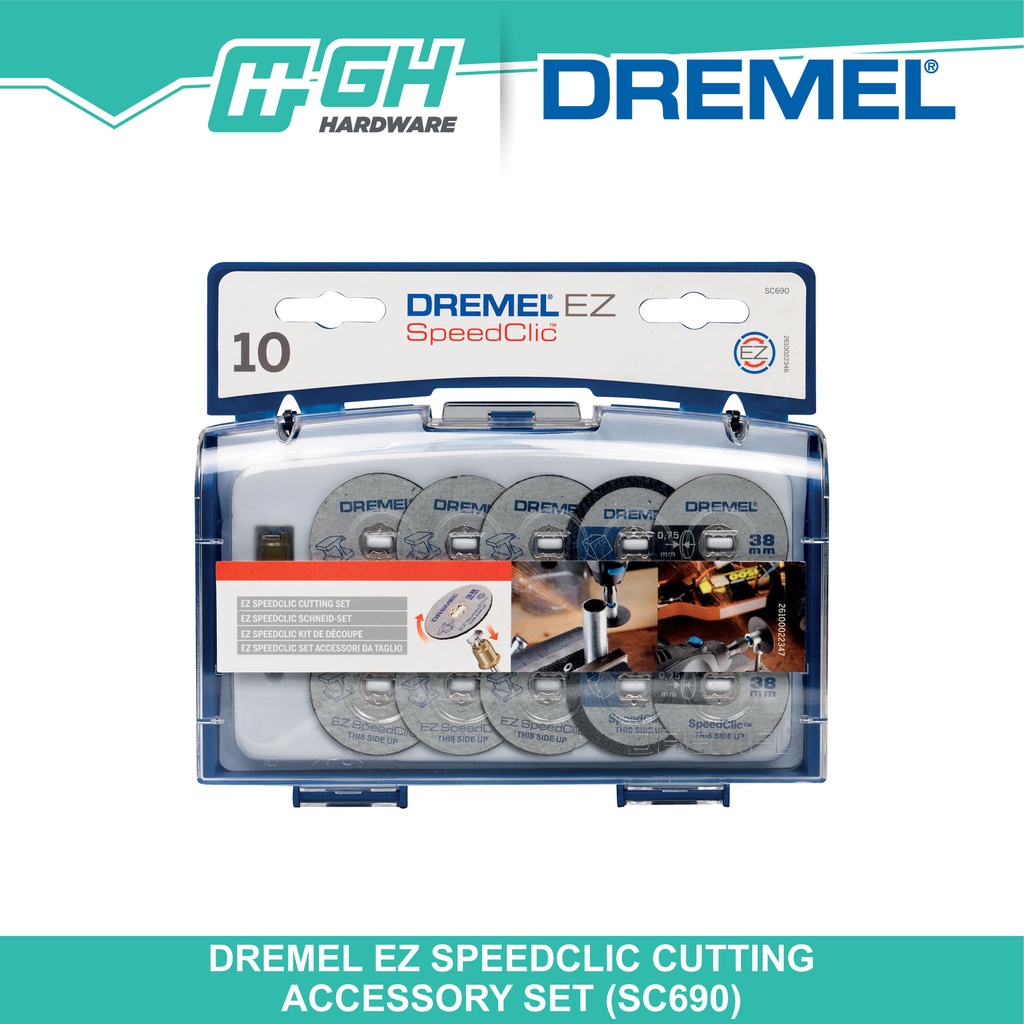 [ GH HARDWARE ] DREMEL EZ SpeedClic Cutting Accessory Set ( SC690