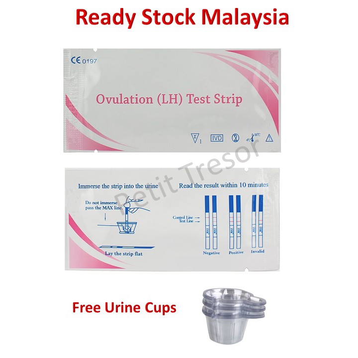 50pcs Ovulation Test Strip OPK / Pregnancy Test Strip UPT + FREE 25pcs