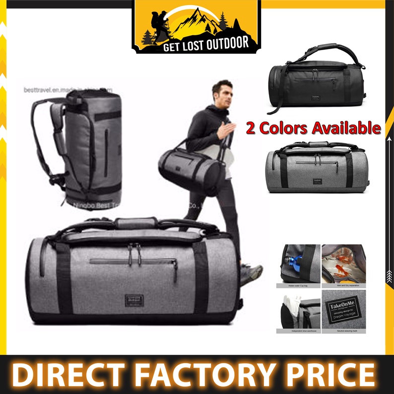 GLO 3 in 1 LARGE Gym Bag MultiFunction Men and Women Fitness Backpack