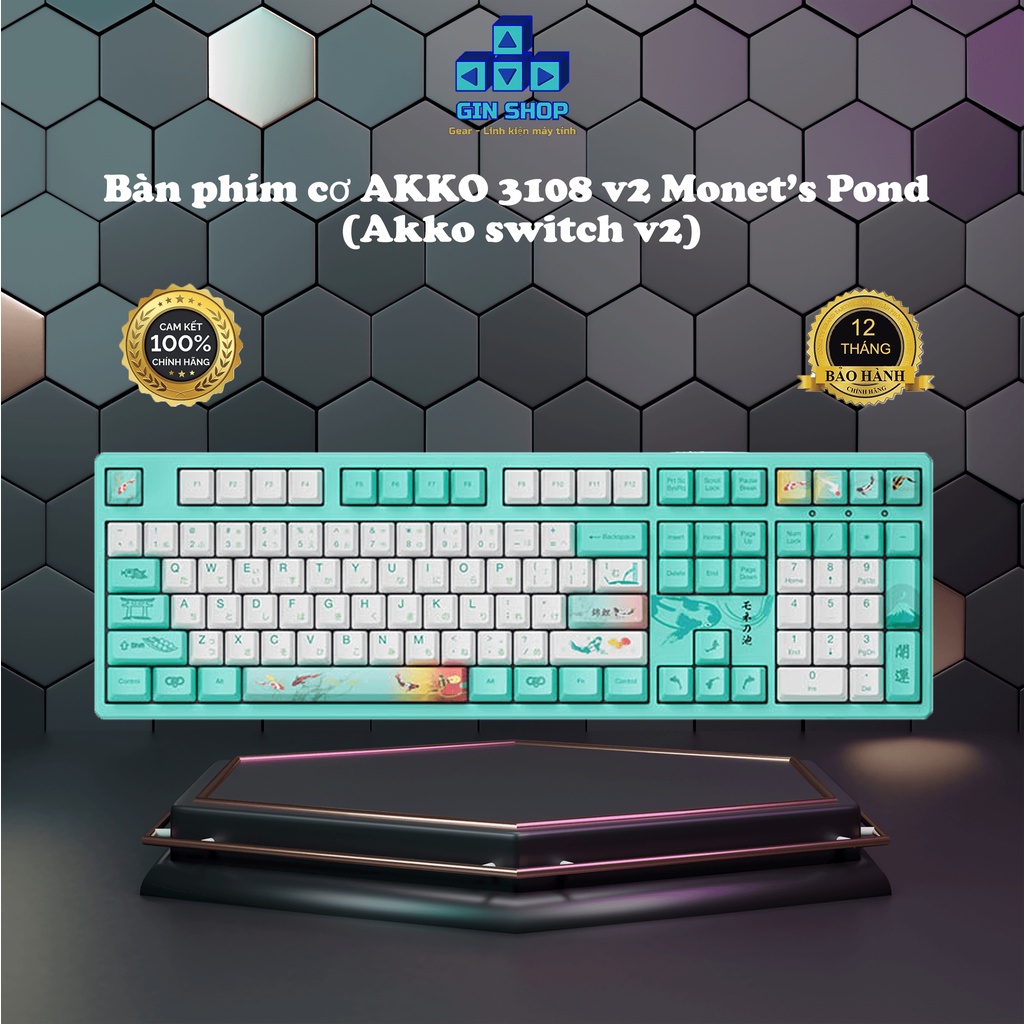 Akko 3108 v2 Pond Mechanical Keyboard (Akko switch v2) Shopee