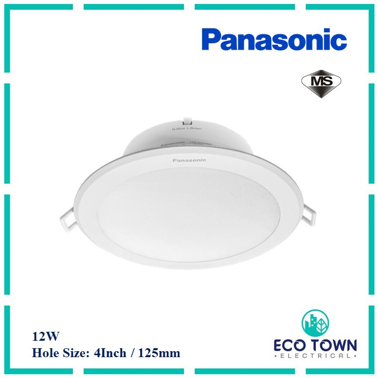 Panasonic LED Downlight 5" Round 12W (Daylight / Cool White / Warm