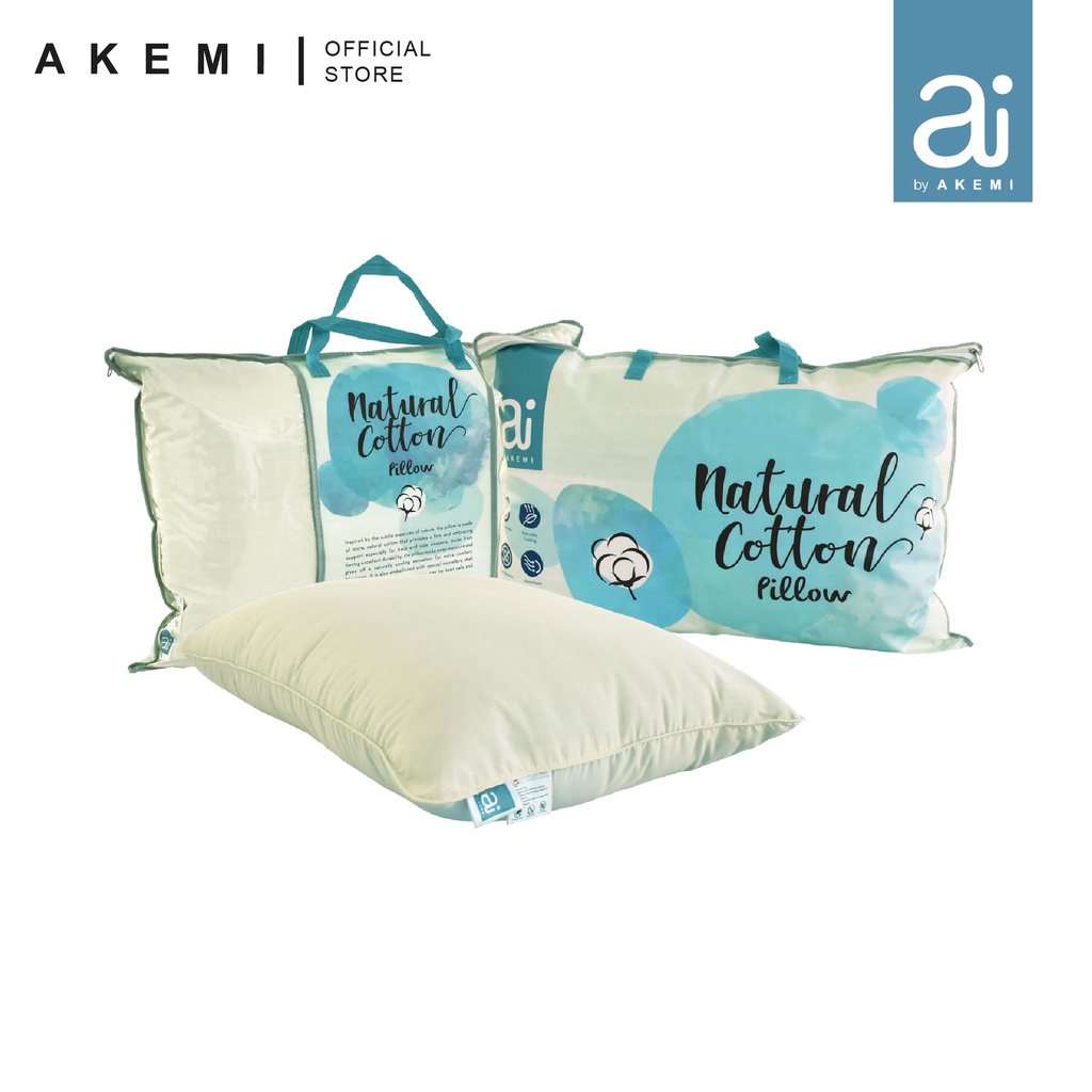 ai by AKEMI Natural Cotton Pillow Shopee Malaysia