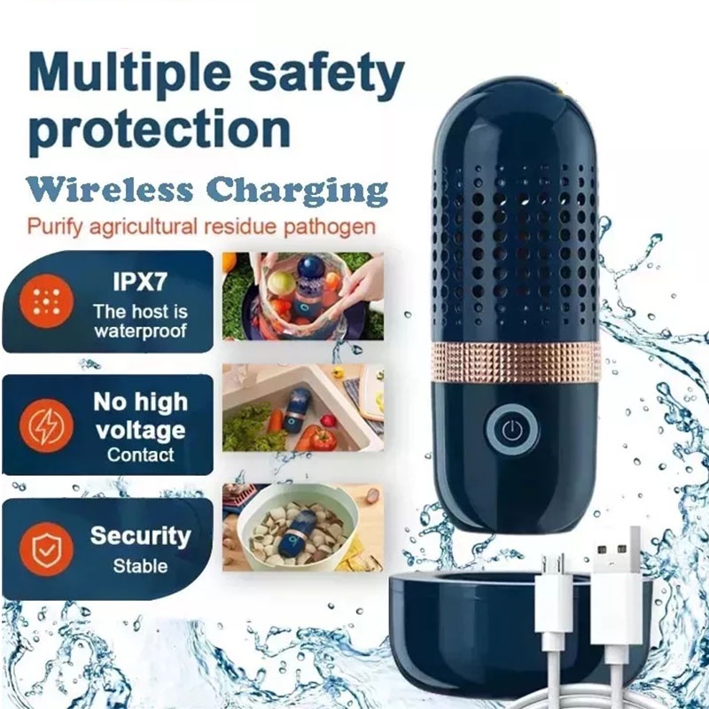 Donlim Purifier Capsule Fruit And Vegetable Waterproof Purifier Food Cleaning Machine Household