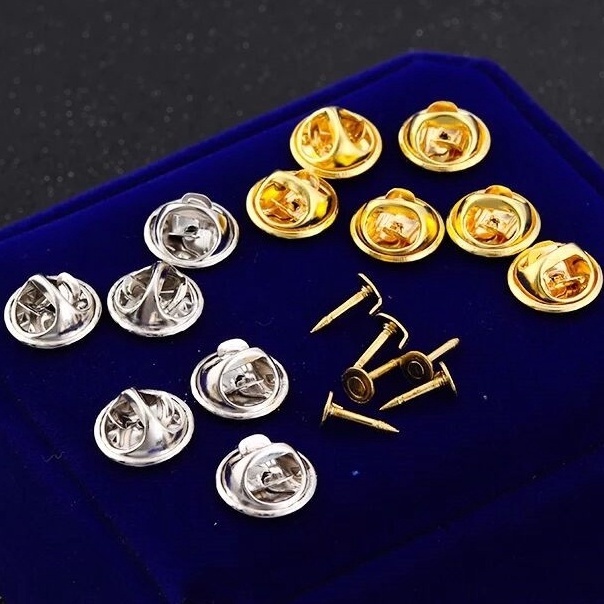 20 pcs Tie Tack pin/ Squeeze Tack Pins / Brooches Clutch pin