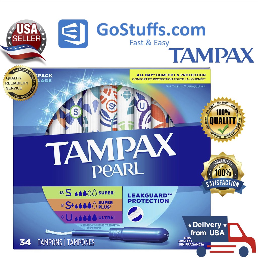[Us Product] Tampon Tampax Tampon Super Absorbent Tampon, Super Plus