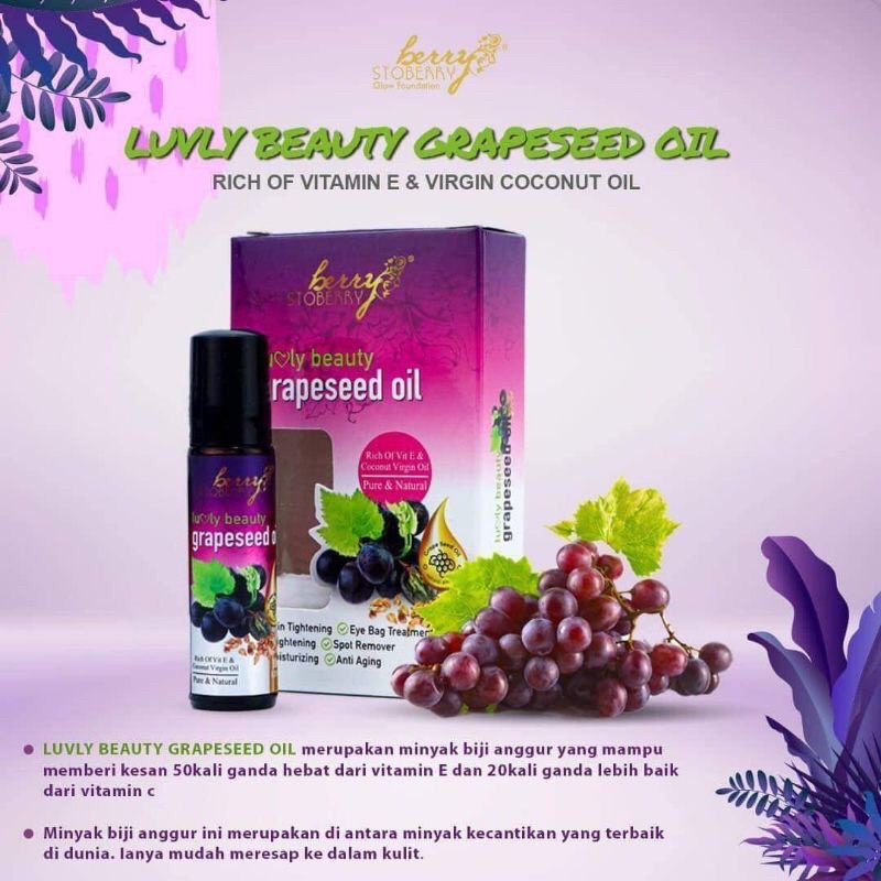 GRAPESEED OIL BY BERRY STOBERRY [READY STOK] Shopee Malaysia