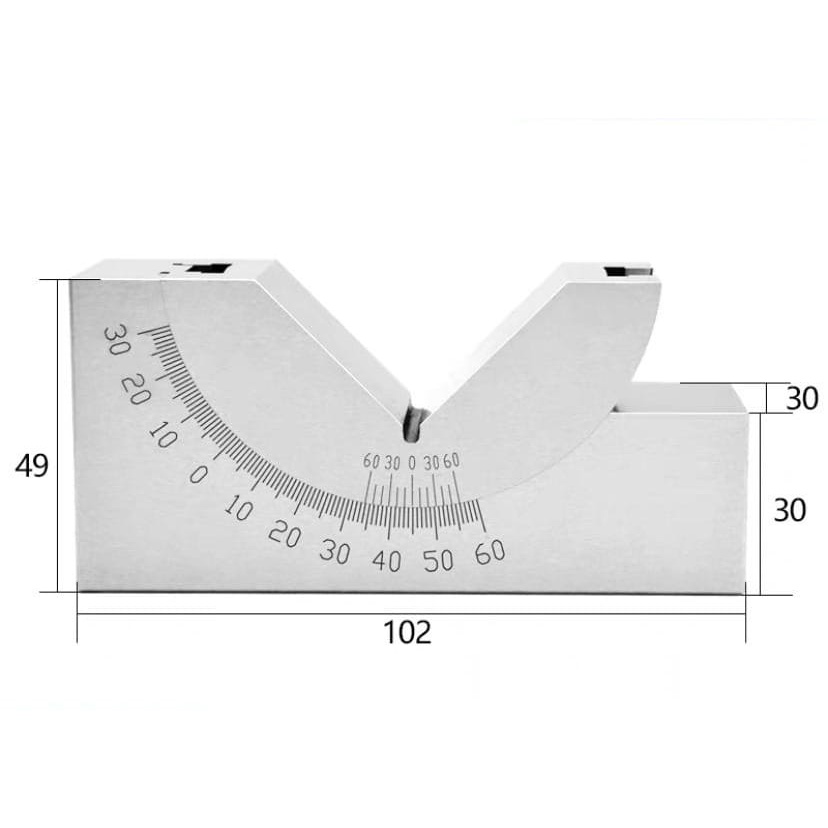 AP 30 & AP 46 Precision Adjustable Angle Gauge VBlock 0 to 60 Degree