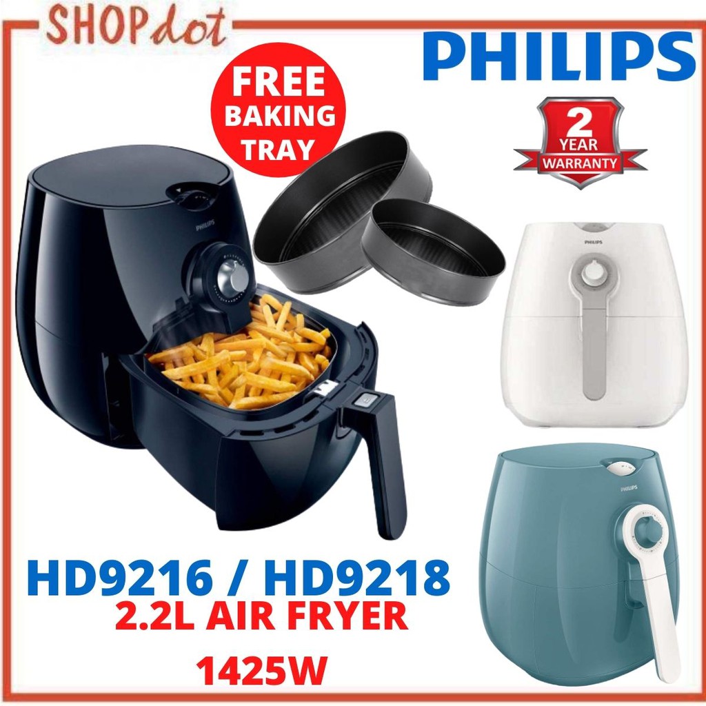 Philips Daily Collection 2.2L Air Fryer 1425W HD9216 / HD9218 with Rapid Air Technology (READY