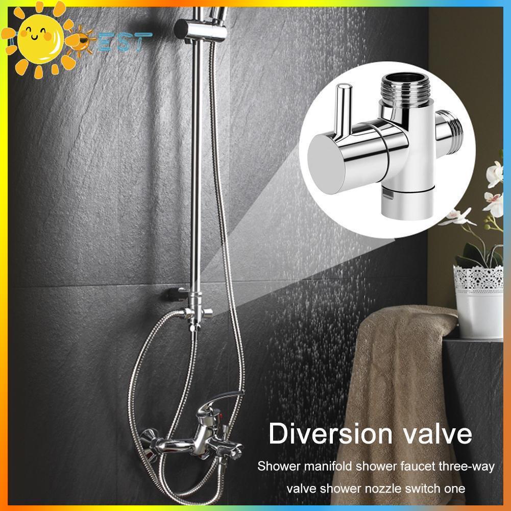 THEBEST 3 Way 1/2 Shower Faucet Water Splitter Shower Valve Diverter Nozzle Adapter Shopee