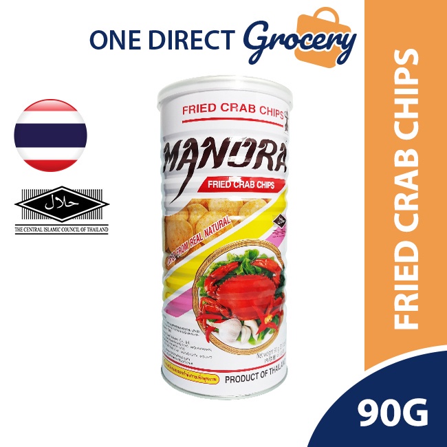 MANORA Halal Fried Crab Chips / Fried Shrimp Chips 90g Shopee Malaysia