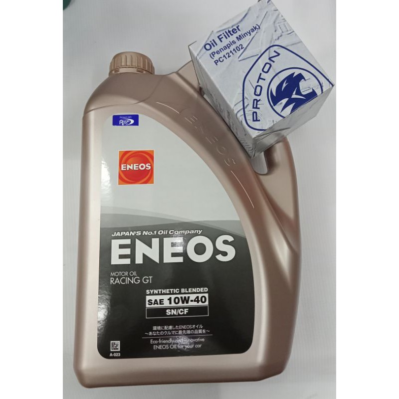 ENEOS (SAE 10W40) SEMI SYNTHETIC ENGINE OIL 4L WITH PROTON OIL
