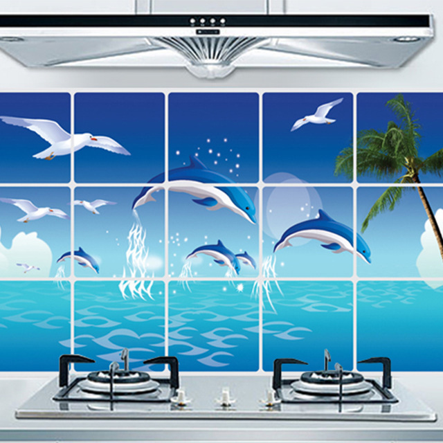 70*45cm kitchen Antioil Wallpaper stickers Fruit PVC stickers creative