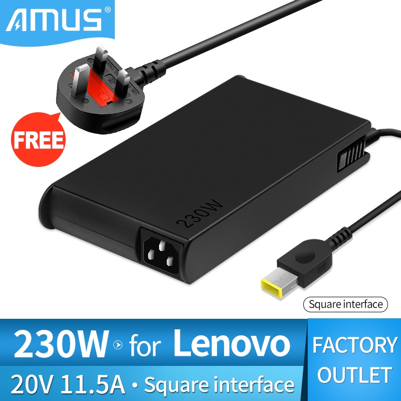 New UltraThin 230W Lenovo legion 5 Charger Laptop Charger Power