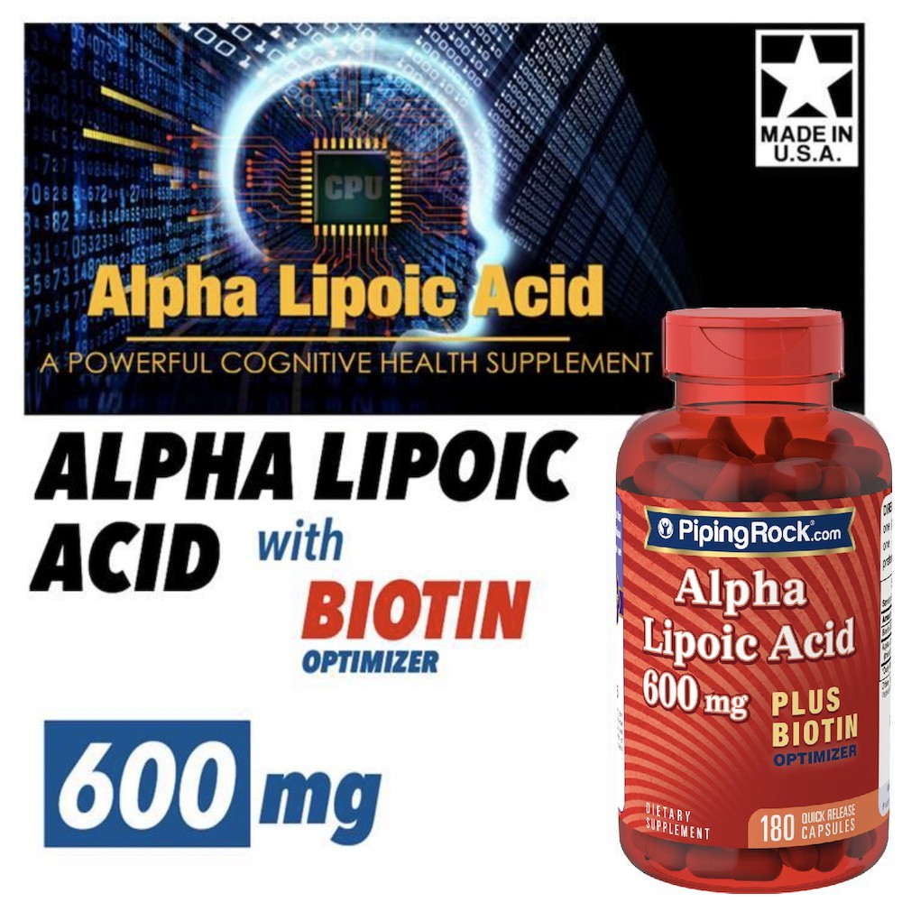 Alpha Lipoic Acid 600mg + Biotin Optimizer 180 Caps Shopee Malaysia