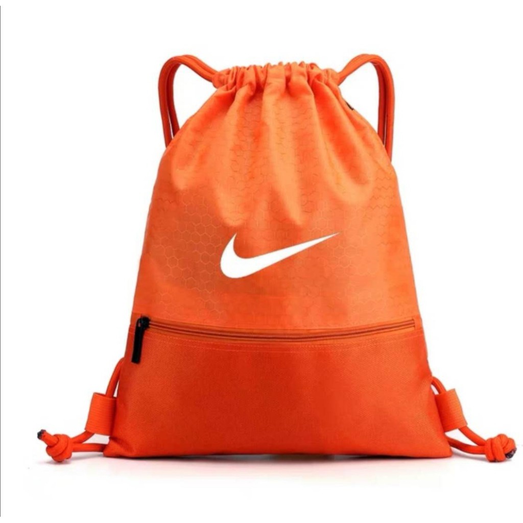 Nike Drawstring Bag Sports Running Fitness Exercise Workout Gym Hiking Outdoor Travel Men Women