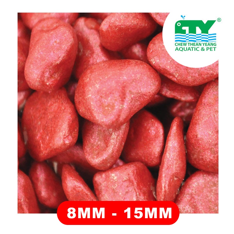 METALIC RED AQUARIUM GRAVEL 1KG Shopee Malaysia