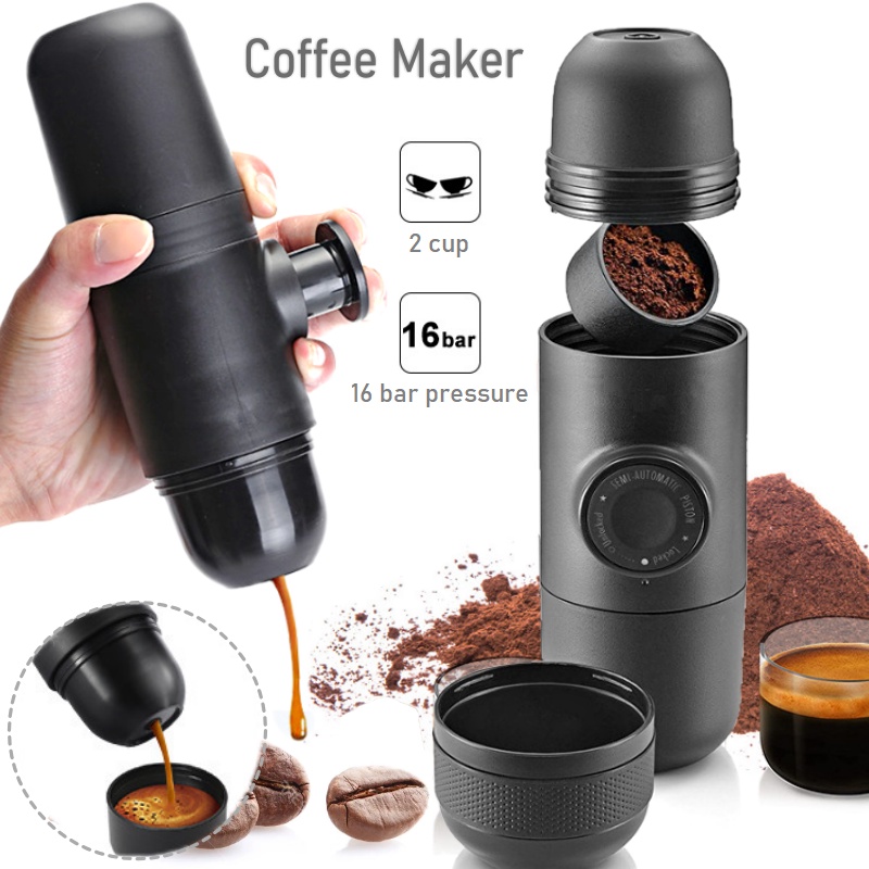 Minipresso GR Ground Coffee Powder Manually Coffee Maker Portable