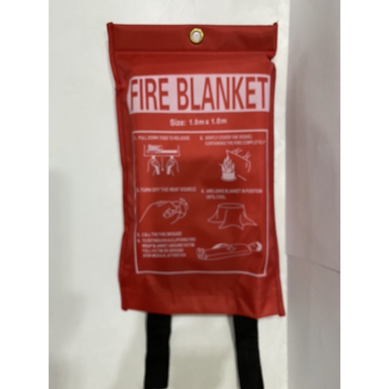 [READY STOCK]Fire Blanket 1m x 1m rescue and extinguish fire Shopee