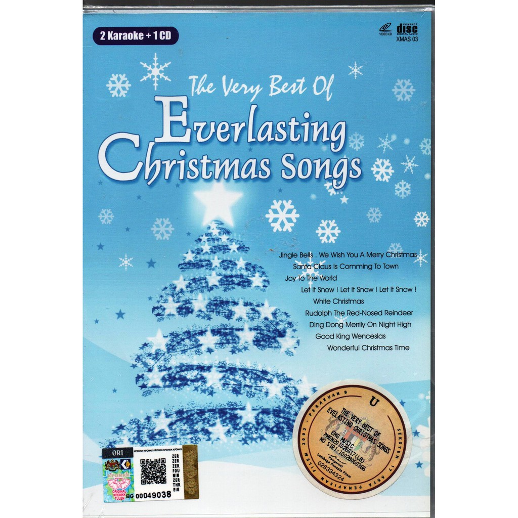 Christmas Karaoke Song VCD The Very Best Of Everlasting Christmas Songs